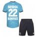 Maillot de foot Bayer Leverkusen Victor Boniface #22 Troisième vêtements enfant 2023-24 Manches Courtes (+ pantalon court)